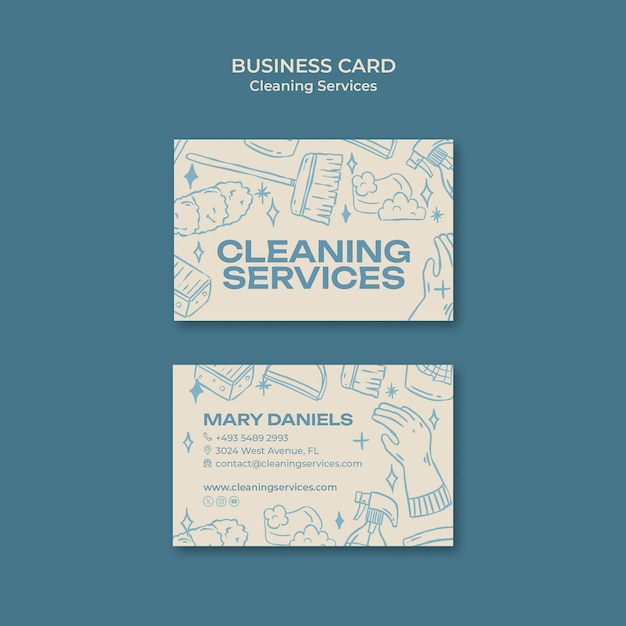 PSD cleaning services offer template