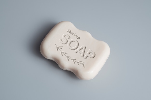 Cleaning soap bar mockup design