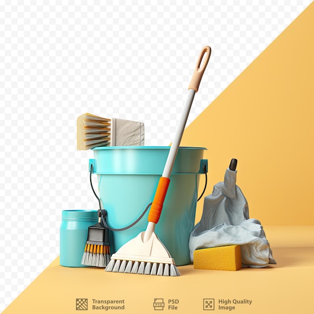 PSD cleaning tools for spring squeegee bucket brush and shovel