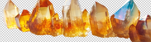 clear colourful stone isolated