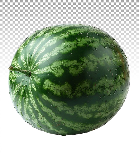 Clear cut delight watermelon geïsoleerd op doorzichtig doek
