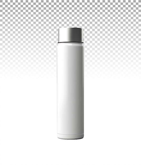 Clear cut design thermos bottle png