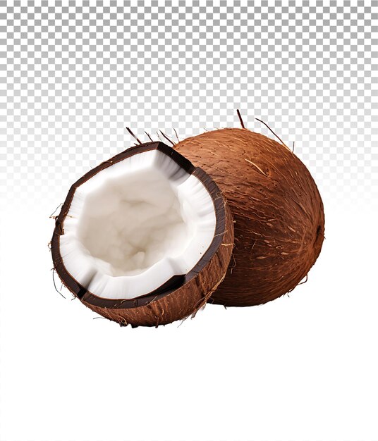 Delizia tropicale a taglio chiaro di cocco png