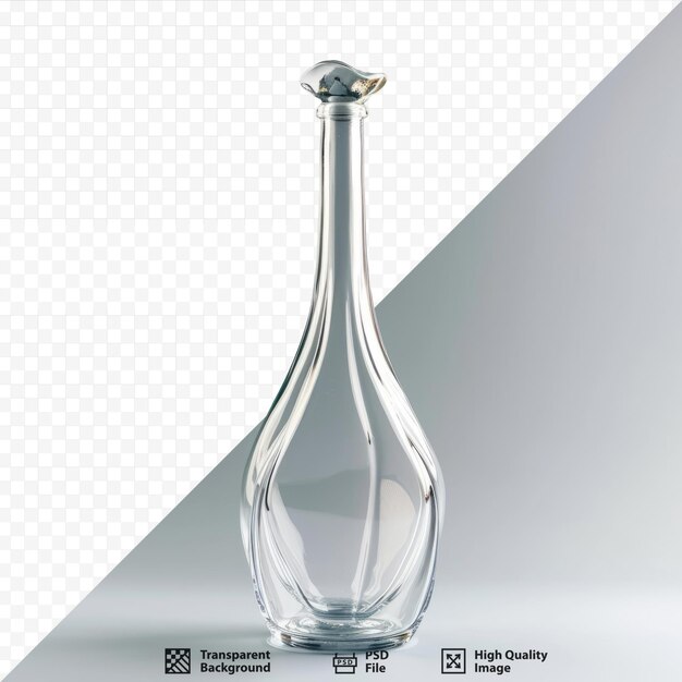 PSD clear glass bottle with beautiful shape