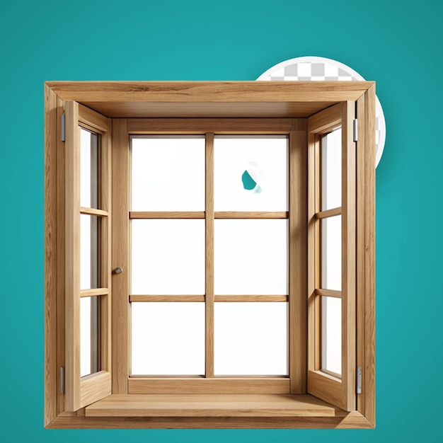 PSD clear house window illustration