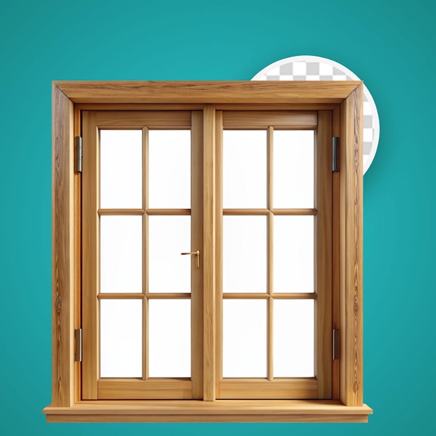 PSD clear house window illustration