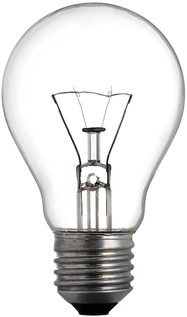 透明な熱電球