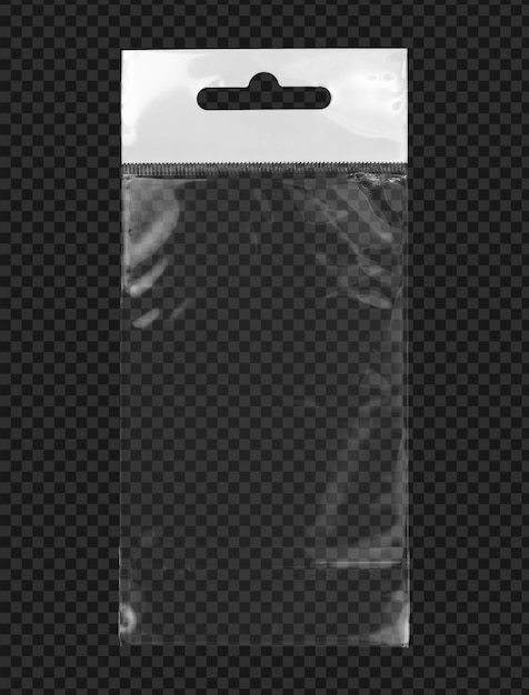 clear plastic retail packaging bag