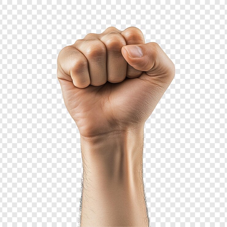PSD clenched fist strength and determination