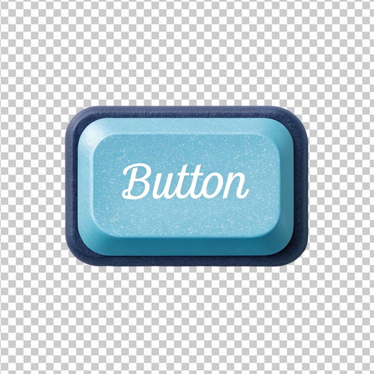 PSD click here button 3d