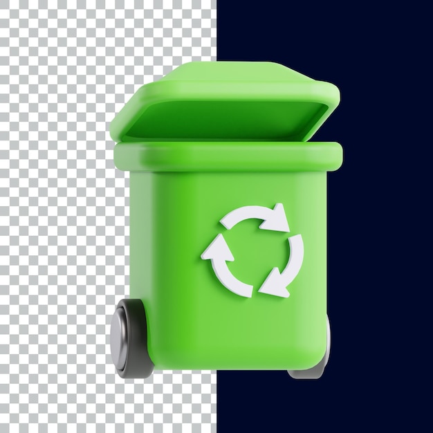 Cambiamento climatico 3d icon render asset design 3d icone illustrazione