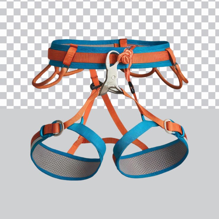 PSD climbing harness abstract isolated