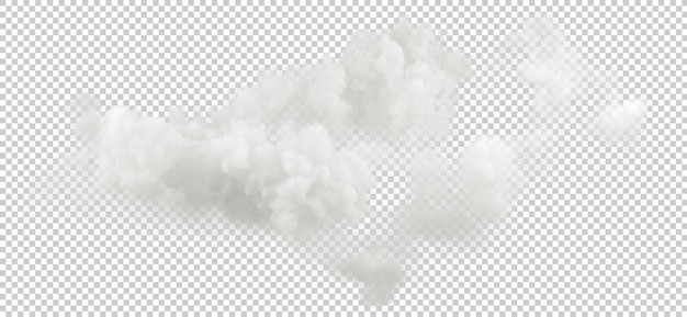 Clip art heaven soft clouds shapes isolated 3d render