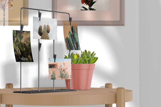 clip photo stand mockup 02