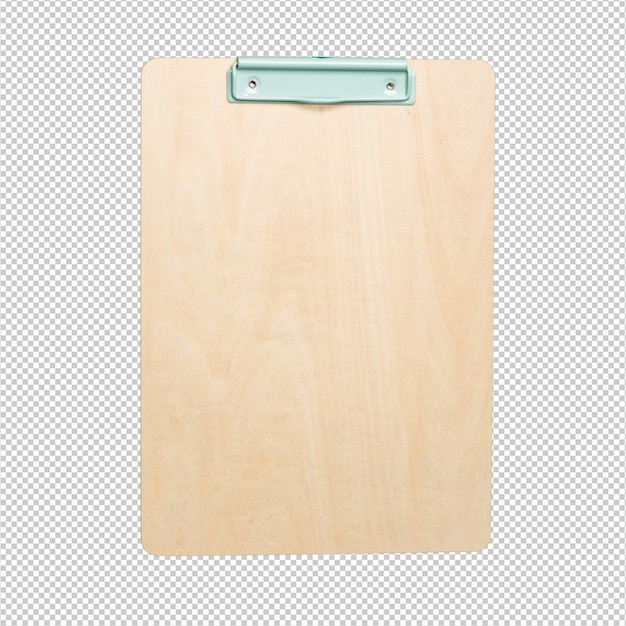 PSD clipboard over white background