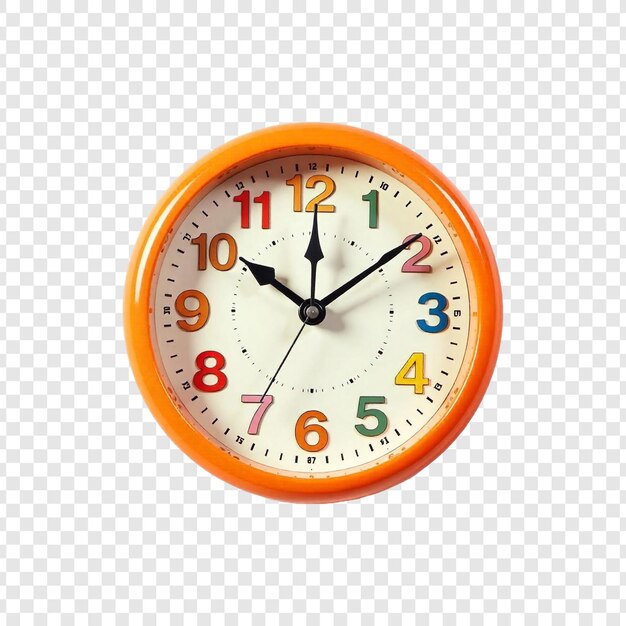Clock isolated on transparent background generated with AI