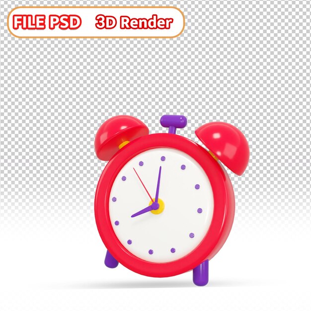 CLOCK RED