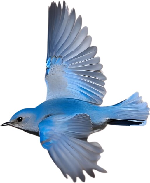 Close-up afbeelding van een mountain bluebird.