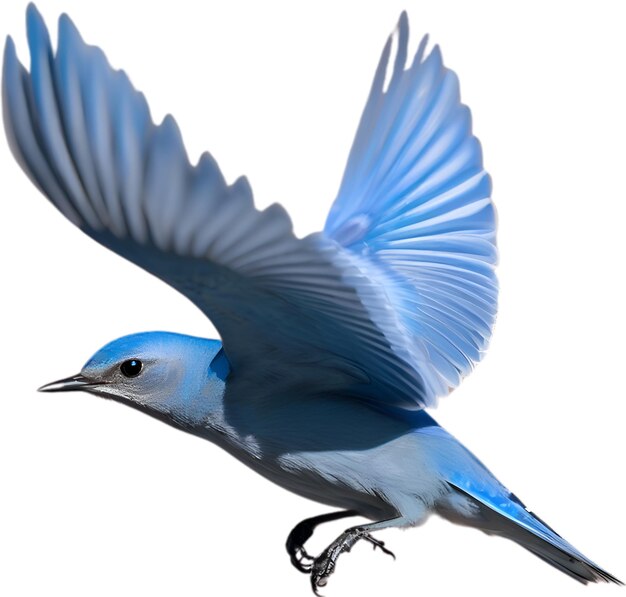 Close-up afbeelding van een mountain bluebird.