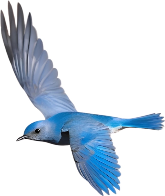 Close-up afbeelding van een mountain bluebird.