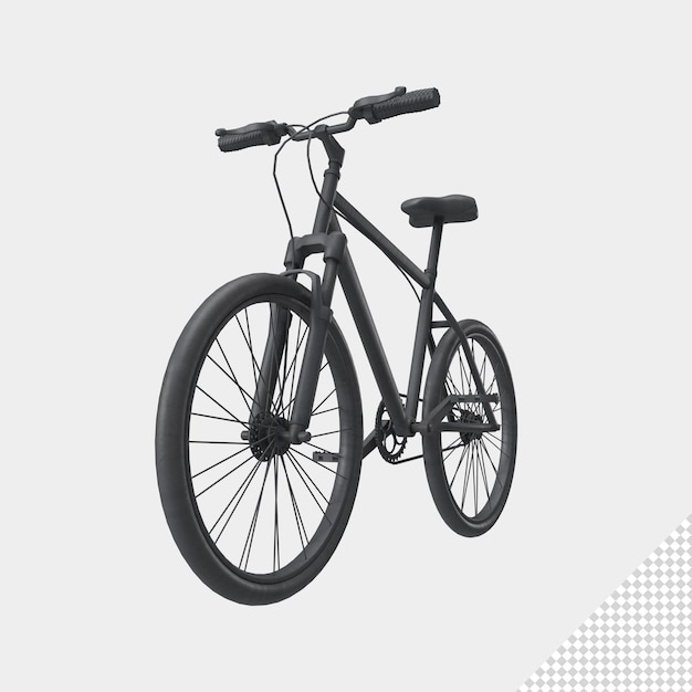 close up on a bike isolated premium psd