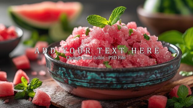 Close up of a bowl of pink salt on a wooden table