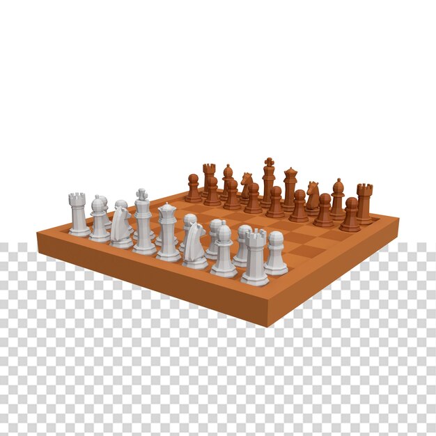 Close up on chess isolated