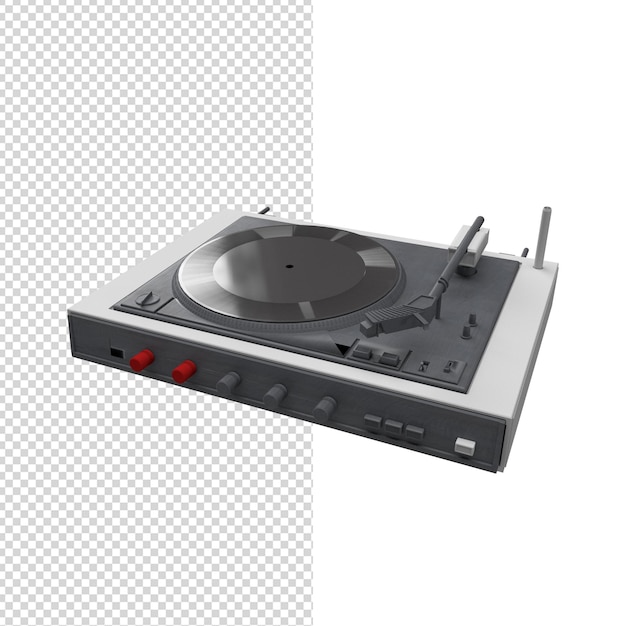 DJツールのクローズアップ3D分離プレミアムPSD