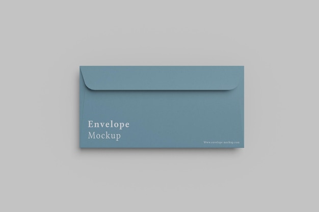 Close up on envelope mockup