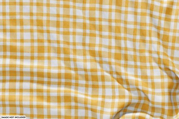 Close up fabric mockup