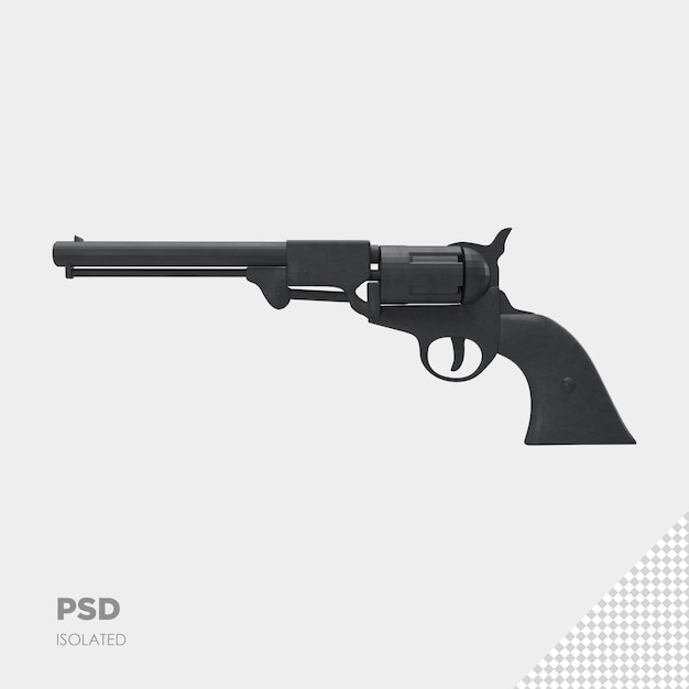 PSD close up on gu 3d isolated premium psd