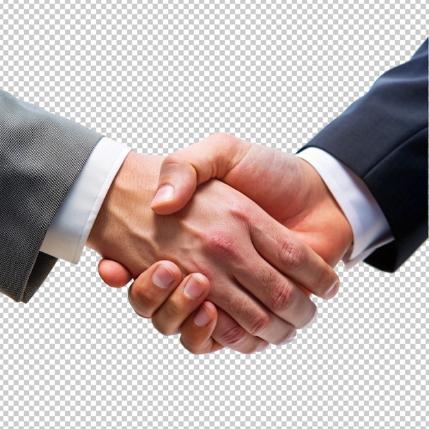 a close up of a handshake white background