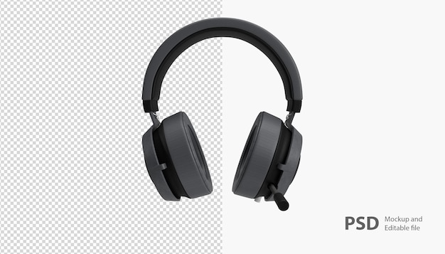 Close up on headphone rendering