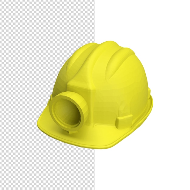 Close up on helmet 3d isolated premium ps