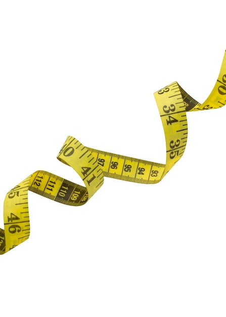 Close up on measuring tape