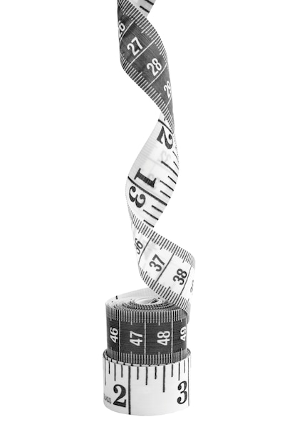 close up on measuring tape