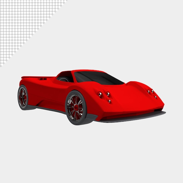 close up on modern car isolated premium ps