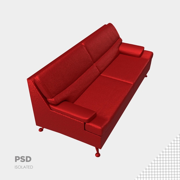 Крупным планом на чайной 3d изолированной премиум psd