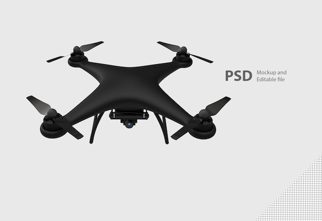 Close up on Drone isolated