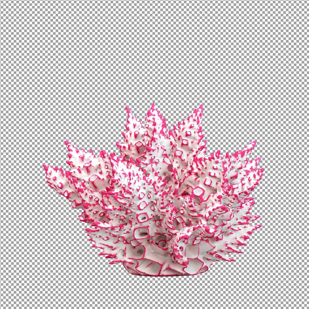 PSD 花瓶の 3 d レンダリングで花をクローズ アップ