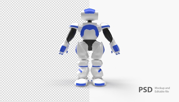 PSD ロボットのレンダリングをクローズアップ