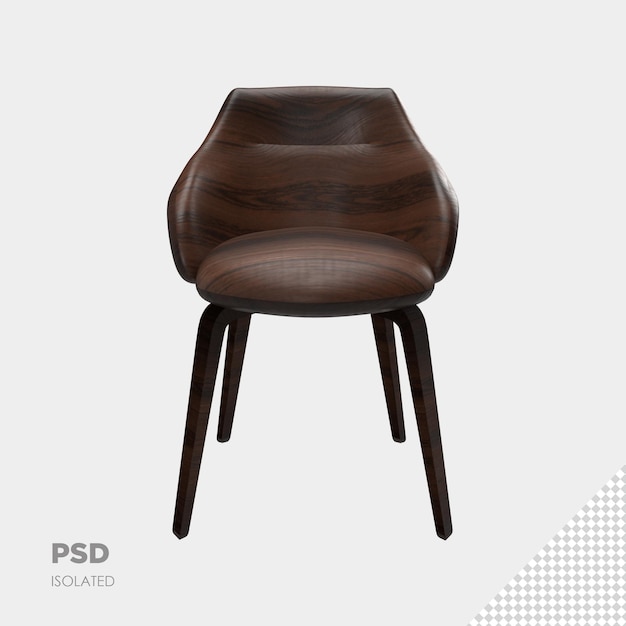 Close-up op chai 3d geïsoleerde premium psd