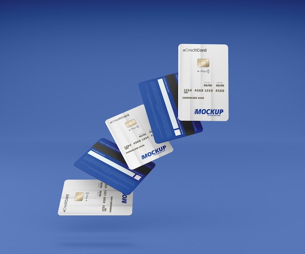 PSD close-up op creditcardmodel
