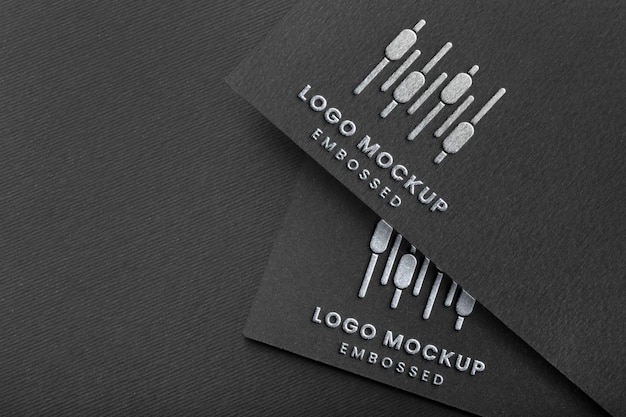 PSD close-up op logo mockup