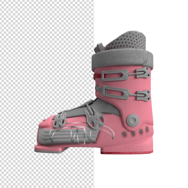 Close-up op schoenen 3d geïsoleerd premium ps