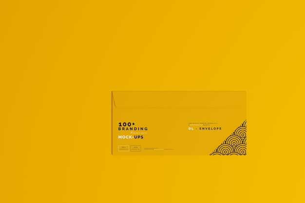 Close up on Packaging of Envelope Mockup