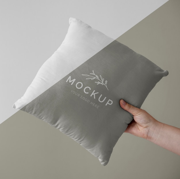 PSD close up pillow mock up