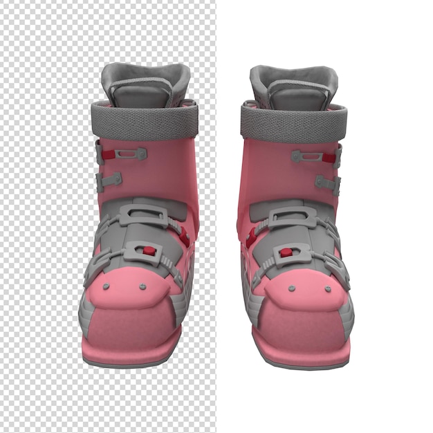 close up on shoes 3d isolated premium ps