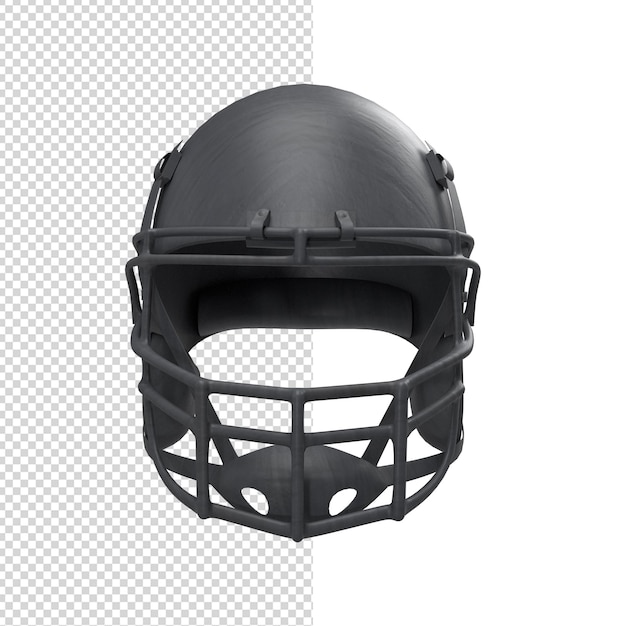 Close up on sport helmet 3d isolated premium ps