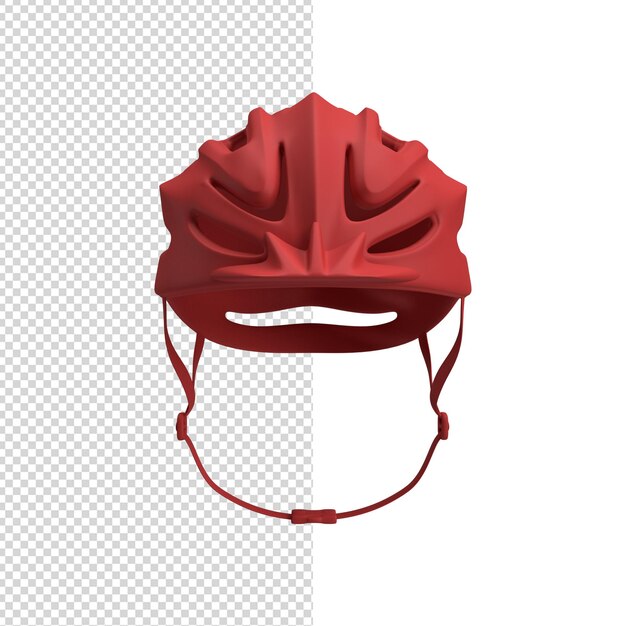 PSD close up on sport helmet 3d isolated premium psd